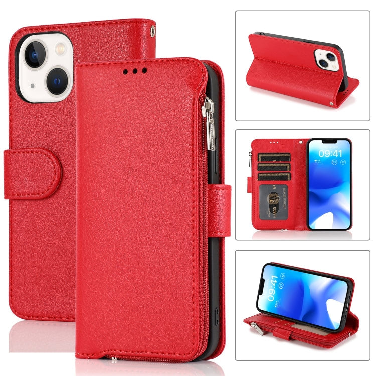 Microfiber Zipper Leather Phone Case