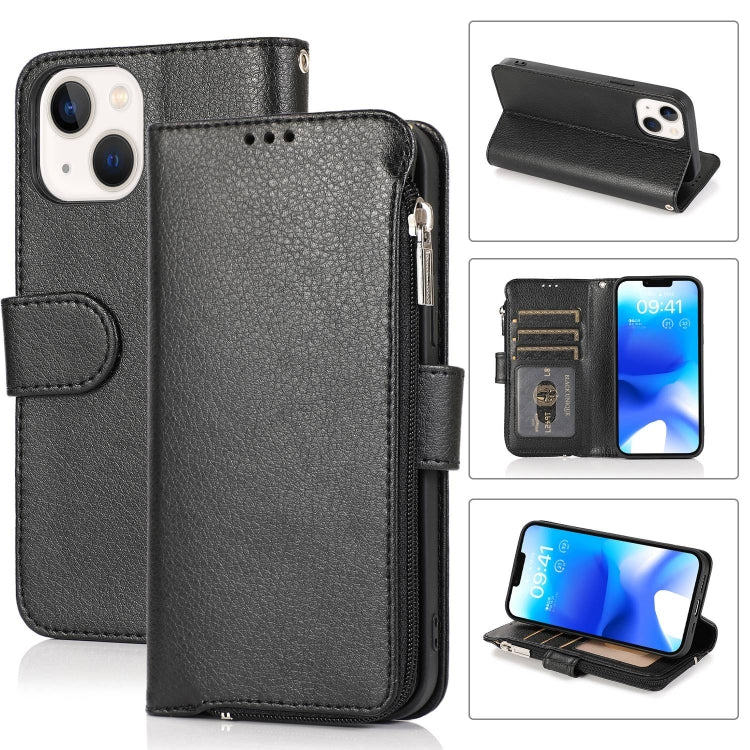 Microfiber Zipper Leather Phone Case