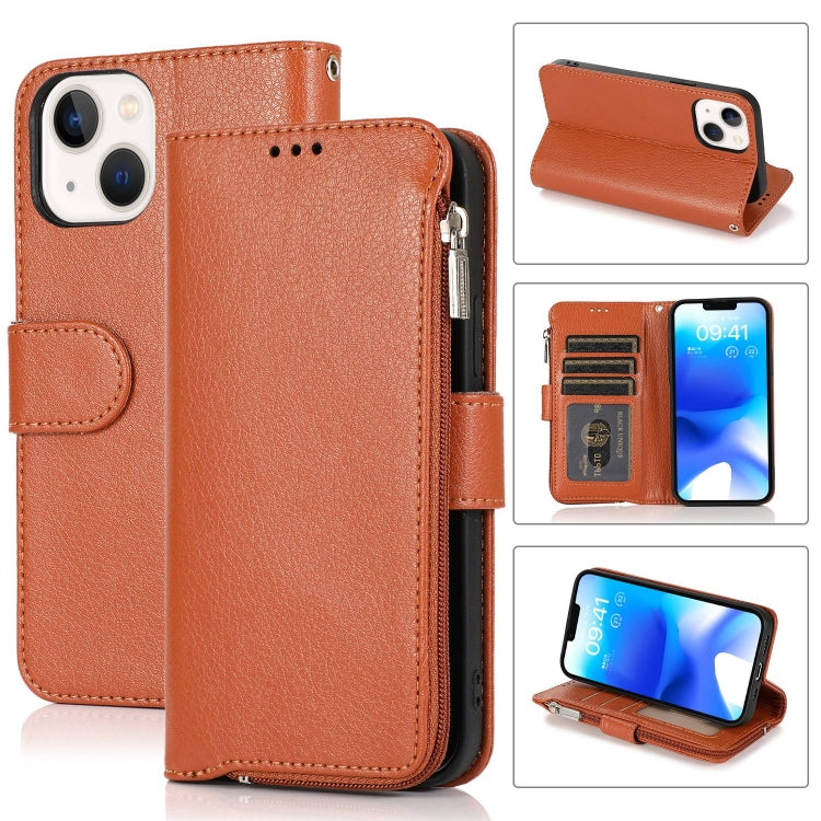 Microfiber Zipper Leather Phone Case