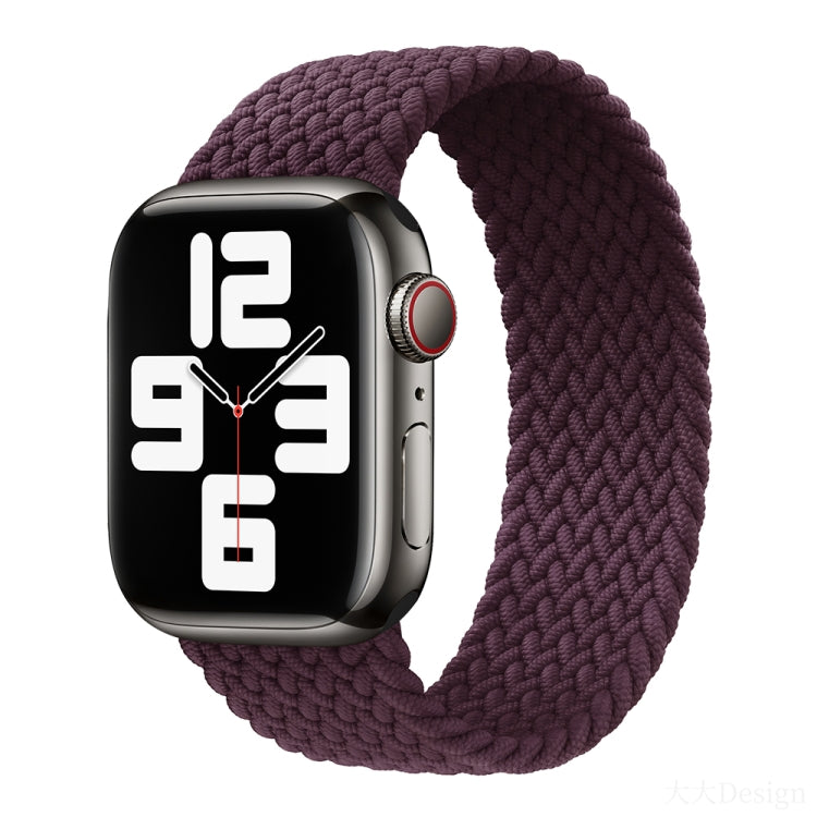Nylon Single-turn Braided Watch Band For Apple Watch Series 8&7 41mm / SE 2&6&SE&5&4 40mm / 3&2&1 38mm, For Apple Watch Series 8&7 41mm,135mm