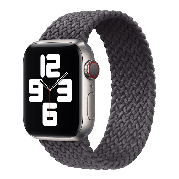 Nylon Single-turn Braided Watch Band For Apple Watch Series 8&7 41mm / SE 2&6&SE&5&4 40mm / 3&2&1 38mm, For Apple Watch Series 8&7 41mm,135mm
