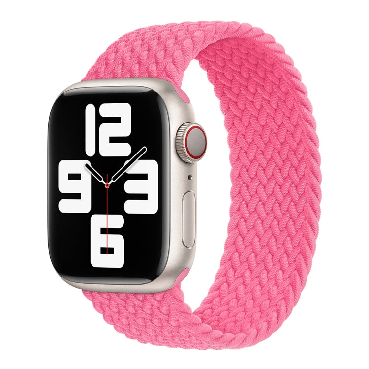 Nylon Single-turn Braided Watch Band For Apple Watch Series 8&7 41mm / SE 2&6&SE&5&4 40mm / 3&2&1 38mm, For Apple Watch Series 8&7 41mm,145mm