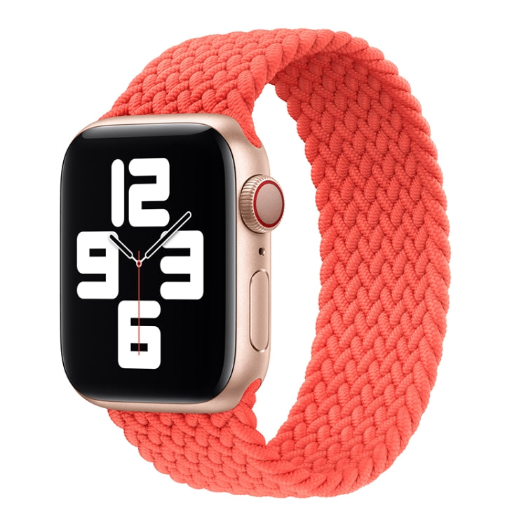 Nylon Single-turn Braided Watch Band For Apple Watch Series 8&7 41mm / SE 2&6&SE&5&4 40mm / 3&2&1 38mm, For Apple Watch Series 8&7 41mm,145mm