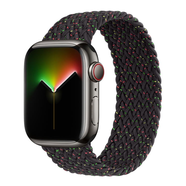 Nylon Single-turn Braided Watch Band For Apple Watch Series 8&7 41mm / SE 2&6&SE&5&4 40mm / 3&2&1 38mm, For Apple Watch Series 8&7 41mm,155mm