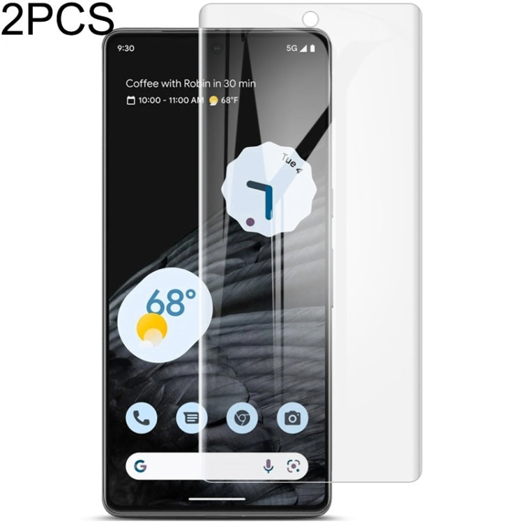 2pcs imak Curved Full Screen Hydrogel Film Front Protector, For Xiaomi Redmi Note 12 Pro 5G China/Indian, For Xiaomi Redmi Note 12 Pro+ 5G China/Indian, For Google Pixel 7 Pro, For Google Pixel 7, For Apple Watch Ultra 49mm�����������������������������...