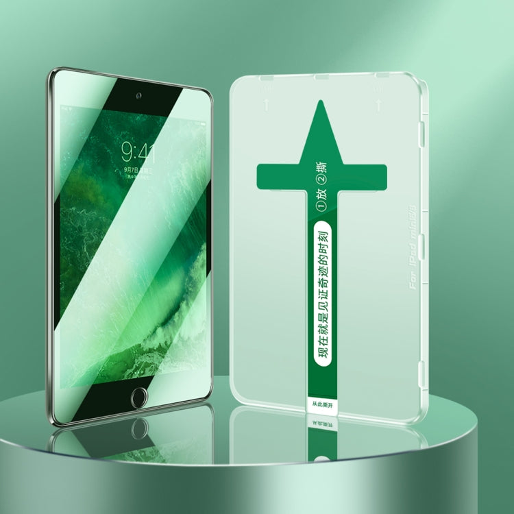 0.3mm Easy Install Green Light Eye-Protection Tempered Glass Film, For iPad mini 5 / mini 4, For iPad mini 6, For iPad 9.7 2018 / 2017 / Air 2 / Air, For iPad 10.2 2021 / 2020 / 2019, For iPad 10.5 / Air 3 10.5, For iPad Pro 11 2022 / 2021 / 2020 / 201...