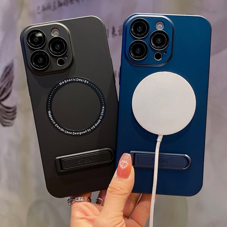 PC Fuel Injection Magsafe Holder Phone Case, For iPhone 13 Pro Max