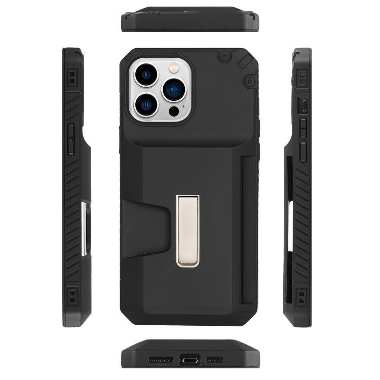 Frosted Card Slot Holder Phone Case, For iPhone 14 Pro Max, For iPhone 14 Pro, For iPhone 14, For iPhone 13 Pro, For iPhone 13