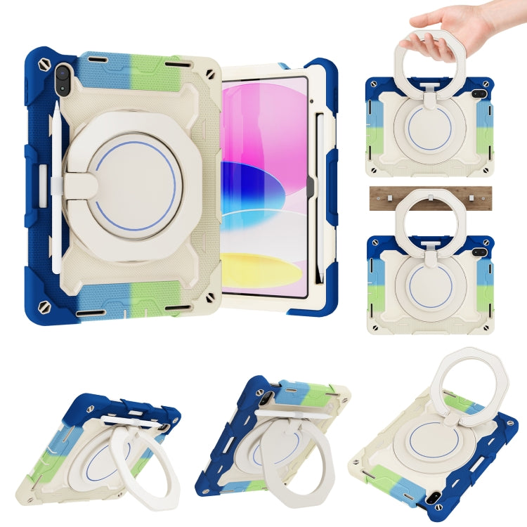Armor Contrast Color Silicone + PC Tablet Case, For iPad 10th Gen 10.9 2022