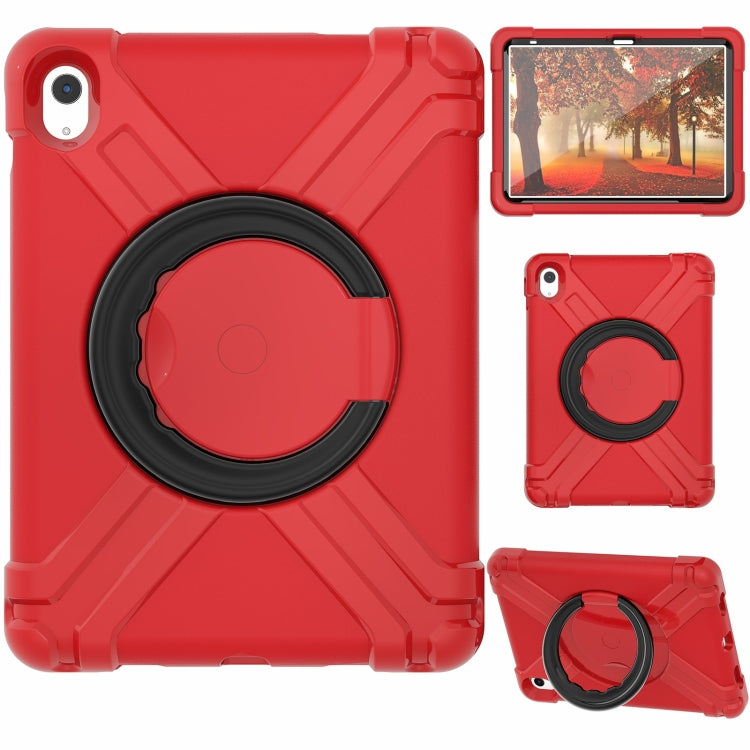 Étui de protection pour tablette EVA + PC avec support rotatif à 360°, pour iPad 10e génération 10.9 (2022)