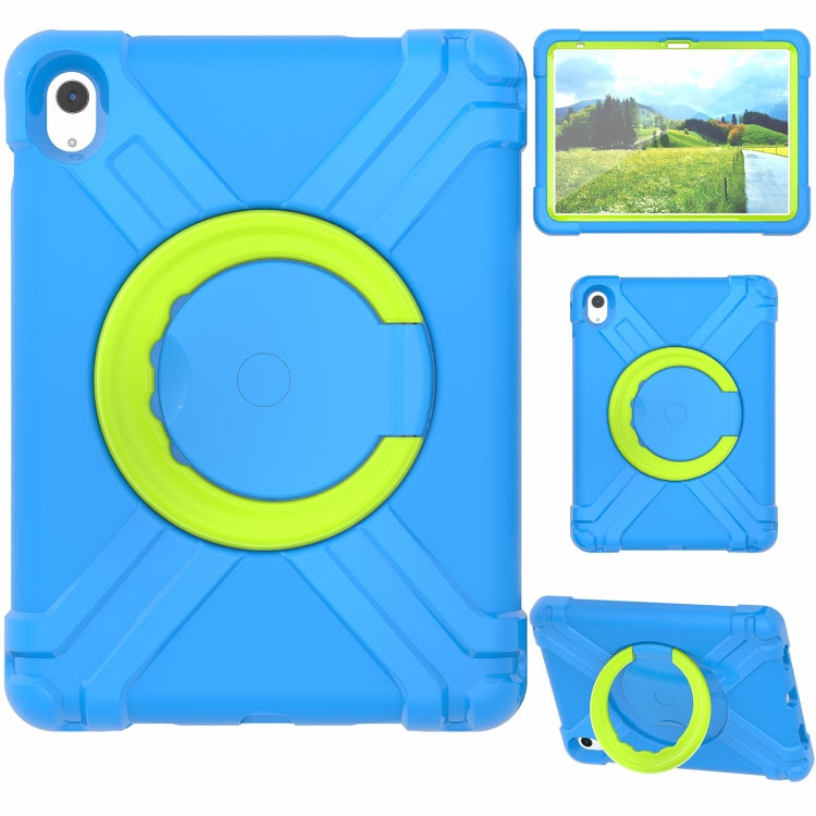 Étui de protection pour tablette EVA + PC avec support rotatif à 360°, pour iPad 10e génération 10.9 (2022)