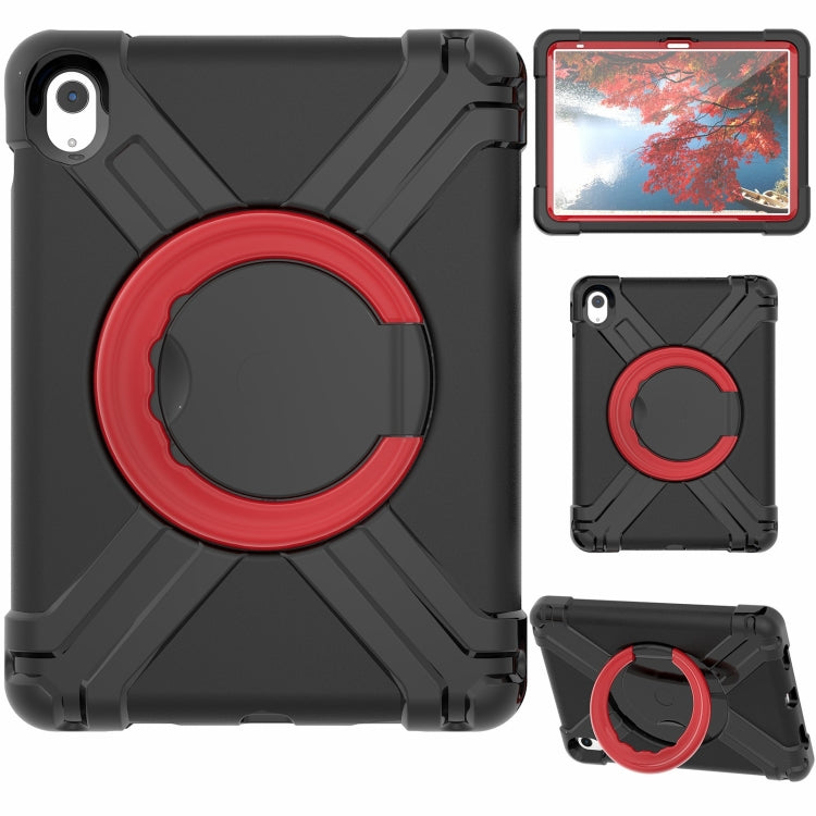 Étui de protection pour tablette EVA + PC avec support rotatif à 360°, pour iPad 10e génération 10.9 (2022)