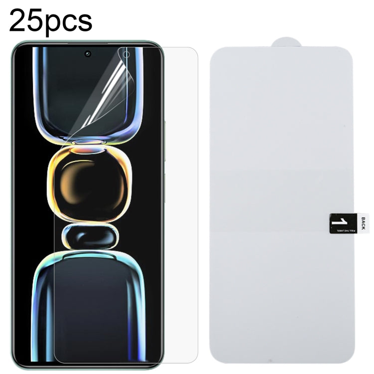 25pcs Full Screen Protector Explosion-proof Hydrogel Film