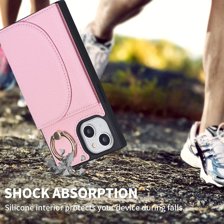 Litchi Texture Card Bag Phone Case, For iPhone 14, For iPhone 14 Plus, For iPhone 14 Pro, For iPhone 14 Pro Max