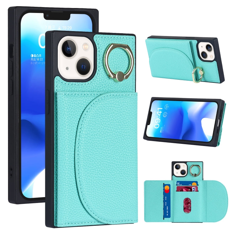 Litchi Texture Card Bag Phone Case, For iPhone 14, For iPhone 14 Plus, For iPhone 14 Pro, For iPhone 14 Pro Max