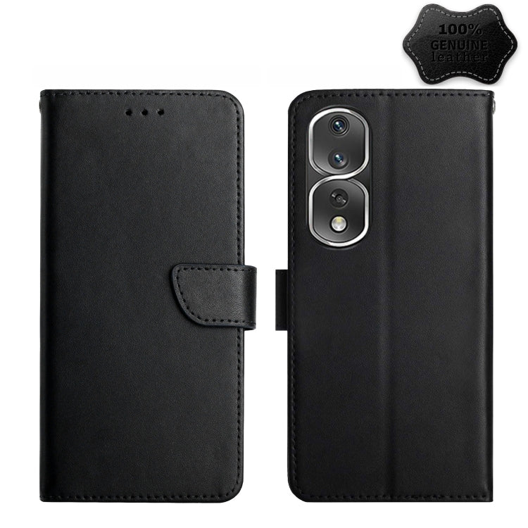HT02 Genuine Leather Fingerprint-proof Flip Phone Case, For Honor 80, For Honor 80 Pro, For Honor 80 SE, For Motorola Moto G Play 2023, For Nokia X30, For Samsung Galaxy A34 5G, For OPPO Reno9 / Reno9 Pro, For OPPO Reno9 Pro+, For Xiaomi 13������������...