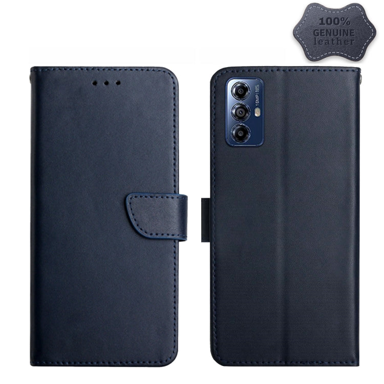 HT02 Genuine Leather Fingerprint-proof Flip Phone Case, For Honor 80, For Honor 80 Pro, For Honor 80 SE, For Motorola Moto G Play 2023, For Nokia X30, For Samsung Galaxy A34 5G, For OPPO Reno9 / Reno9 Pro, For OPPO Reno9 Pro+, For Xiaomi 13������������...