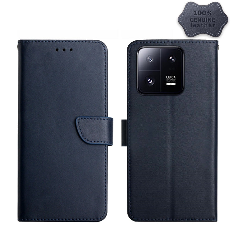 HT02 Genuine Leather Fingerprint-proof Flip Phone Case, For Honor 80, For Honor 80 Pro, For Honor 80 SE, For Motorola Moto G Play 2023, For Nokia X30, For Samsung Galaxy A34 5G, For OPPO Reno9 / Reno9 Pro, For OPPO Reno9 Pro+, For Xiaomi 13������������...