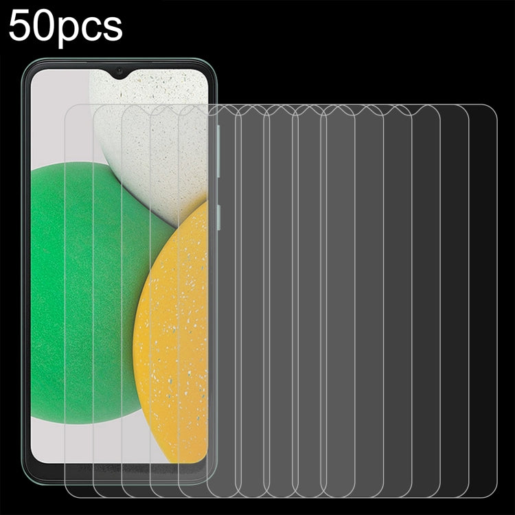50pcs 0.26mm 9H 2.5D Tempered Glass Film