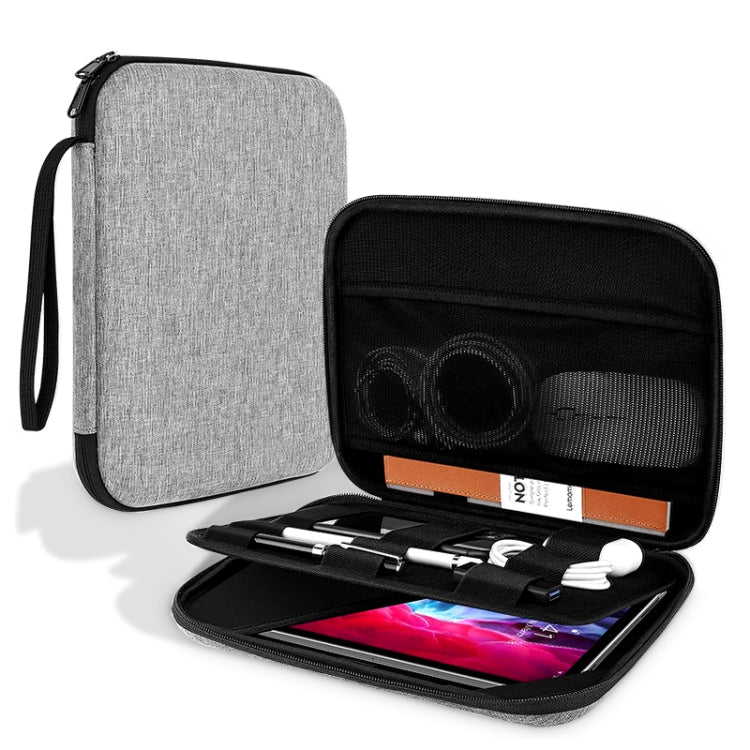 Multifunctional Double-Layer EVA Hard Case Storage Bag, For 9.7-11 inch Tablet