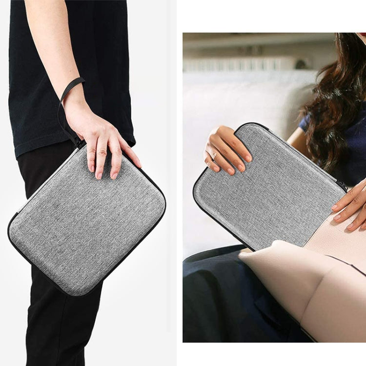 Multifunctional Double-Layer EVA Hard Case Storage Bag, For 9.7-11 inch Tablet