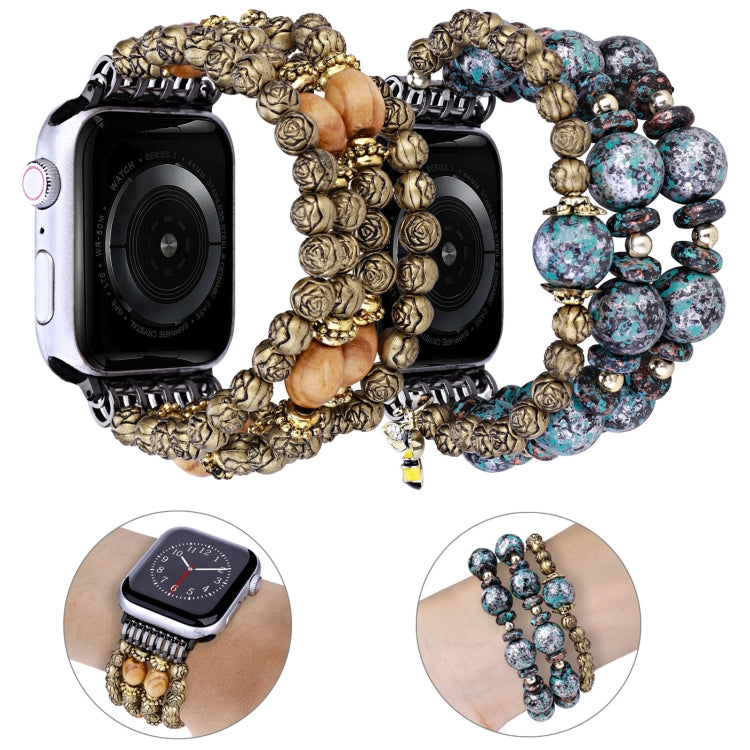 Rose Beads Watch Band, For Apple Watch Ultra 49mm / Series 8&7 45mm, For Apple Watch Series 8&7 41mm