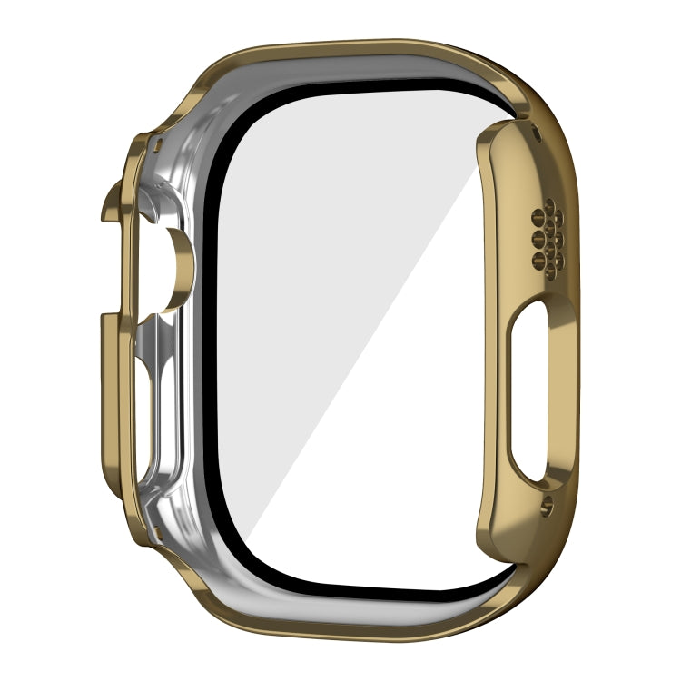 Plating Gloss PC Tempered Glass Integral Watch Case, For Apple Watch Ultra 2 / Ultra 49mm