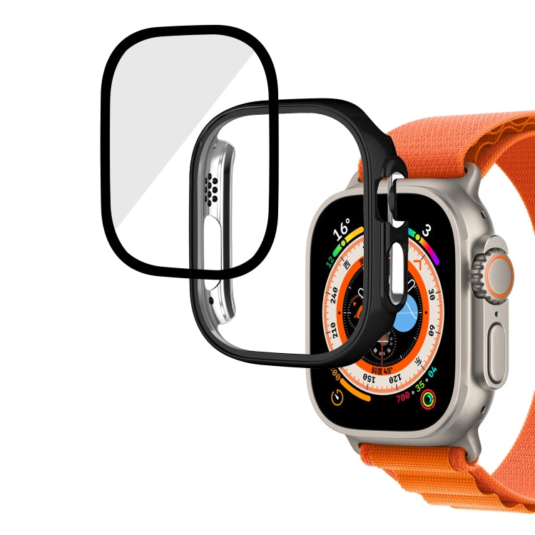 Plating Gloss PC Tempered Glass Integral Watch Case, For Apple Watch Ultra 2 / Ultra 49mm