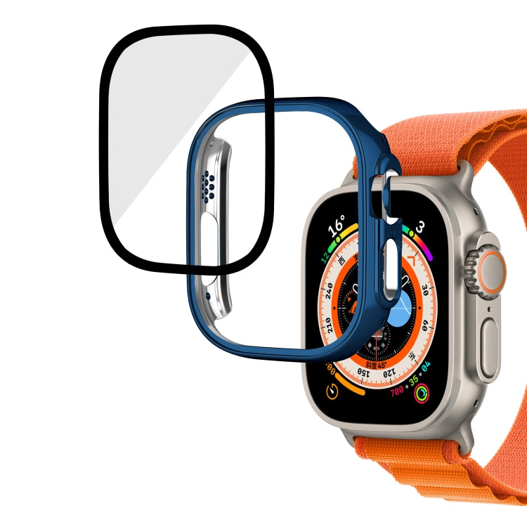 Plating Gloss PC Tempered Glass Integral Watch Case, For Apple Watch Ultra 2 / Ultra 49mm