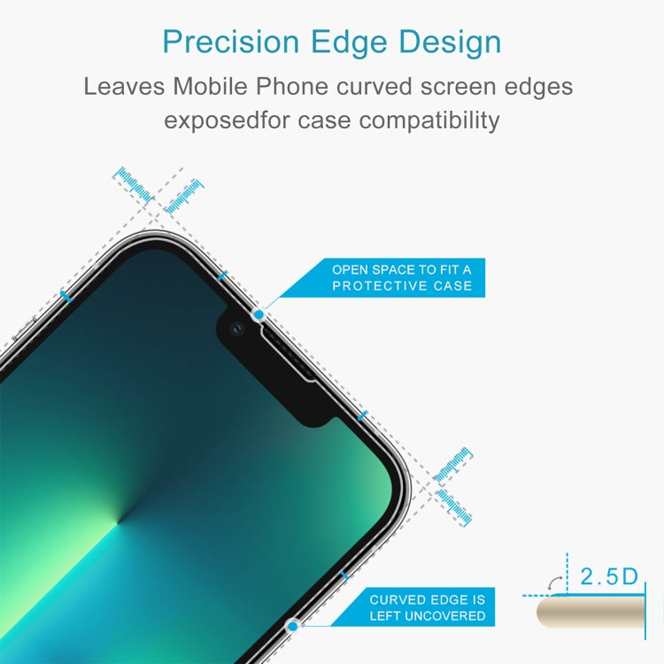 2pcs Front And 2pcs Back 9H 2.5D Tempered Glass Film Set, For iPhone 13 Pro