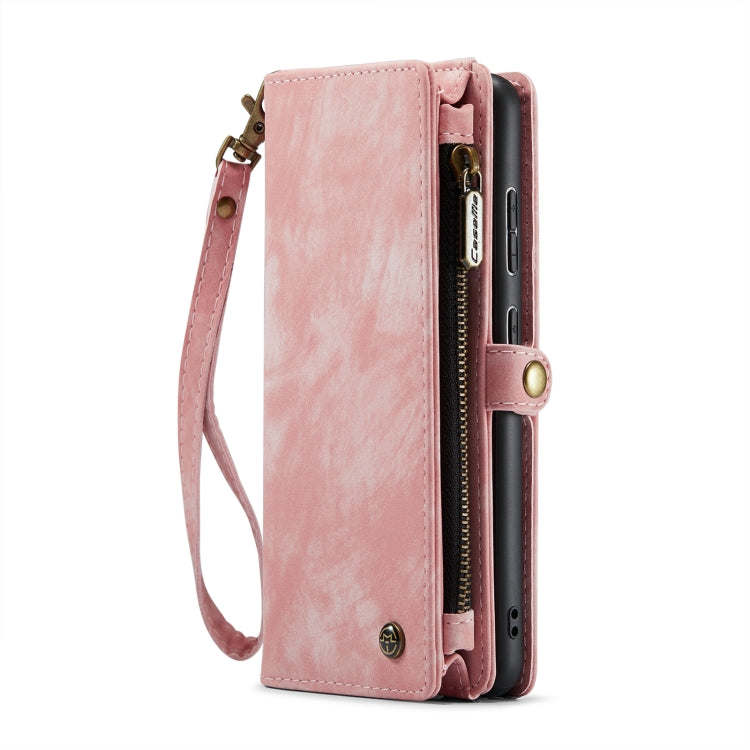 CaseMe Detachable Multifunctional Horizontal Flip Leather Case, with Card Slot & Holder & Zipper Wallet & Photo Frame, For Samsung Galaxy A51