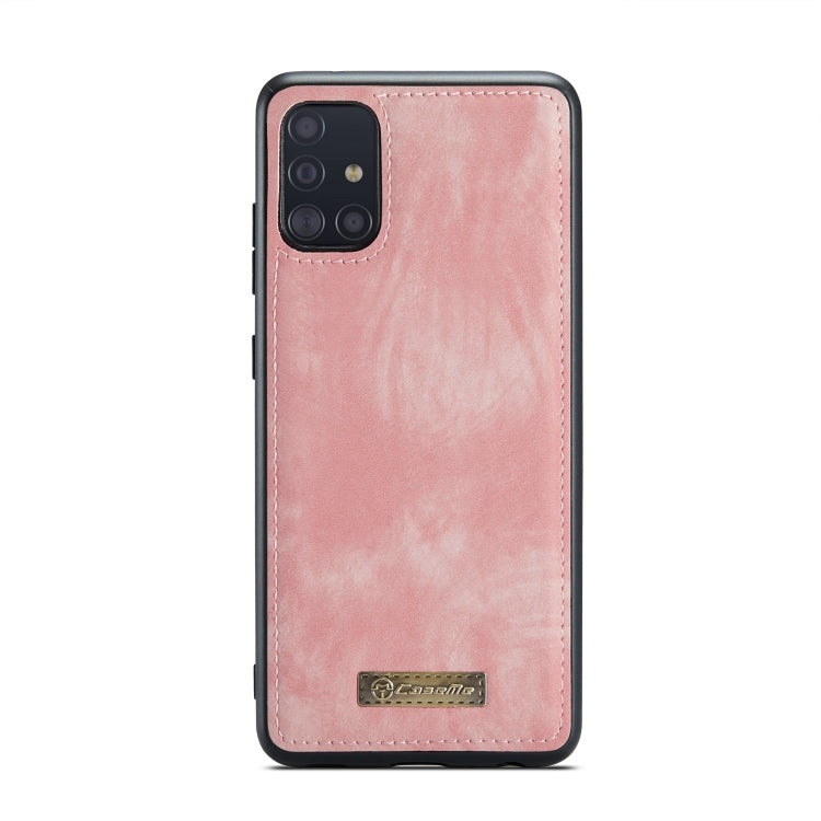 CaseMe Detachable Multifunctional Horizontal Flip Leather Case, with Card Slot & Holder & Zipper Wallet & Photo Frame, For Samsung Galaxy A51
