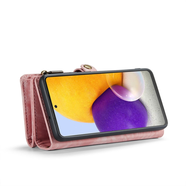 CaseMe Detachable Multifunctional Horizontal Flip Leather Case, with Card Slot & Holder & Zipper Wallet & Photo Frame, For Samsung Galaxy A51