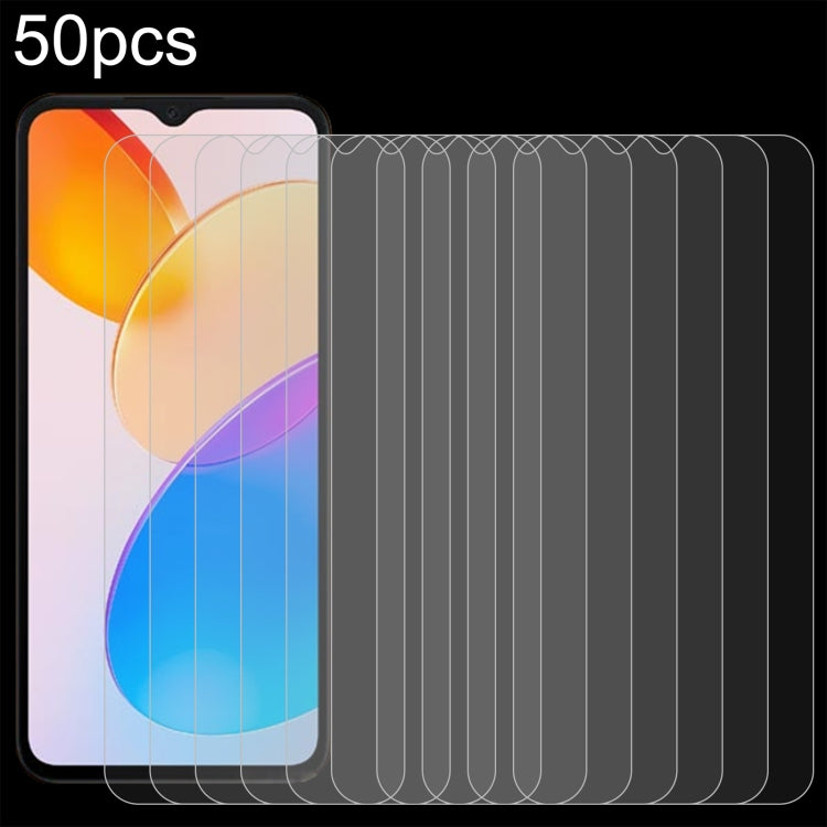 50pcs 0.26mm 9H 2.5D Tempered Glass Film