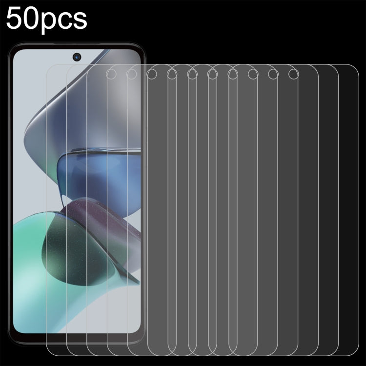 50pcs 0.26mm 9H 2.5D Tempered Glass Film