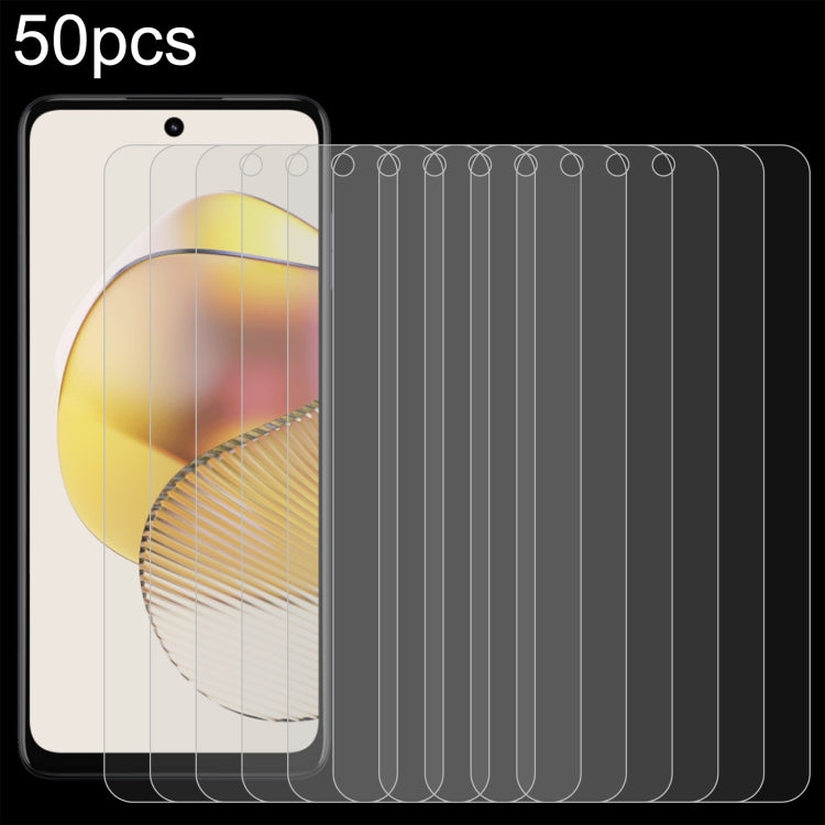 50pcs 0.26mm 9H 2.5D Tempered Glass Film