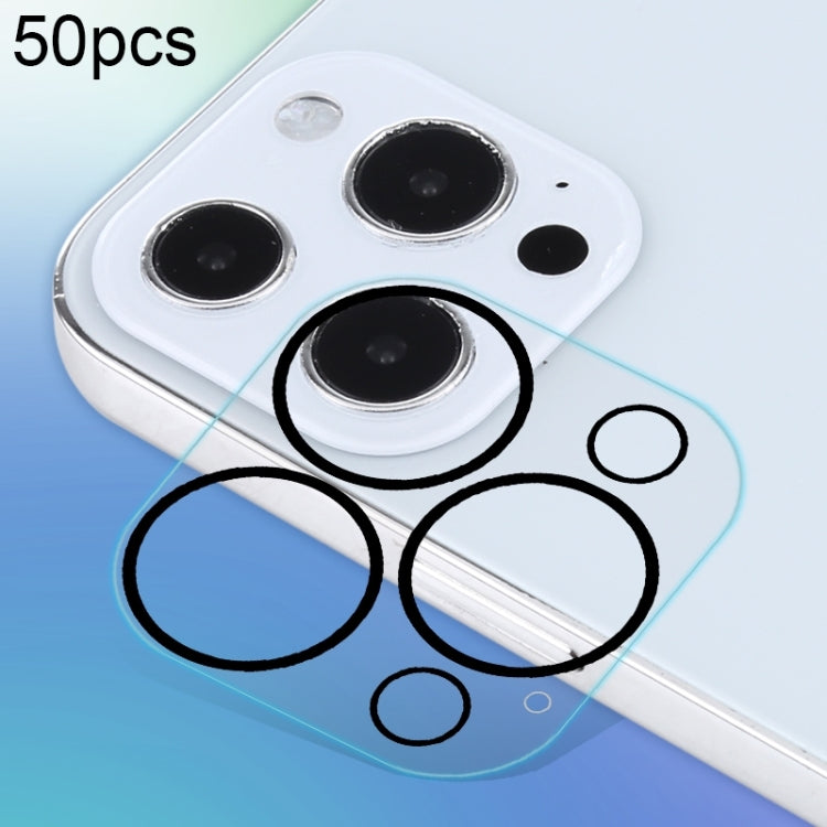 50pcs HD Anti-glare Rear Camera Lens Protector Tempered Glass Film, For iPhone 12 mini(50PCS), For iPhone 12 Pro Max(50PCS)