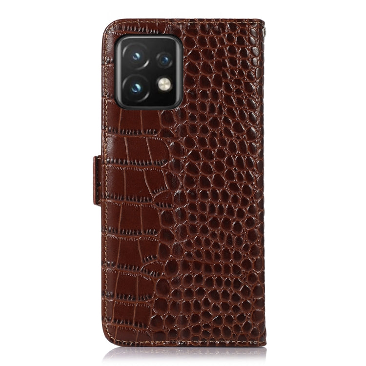 Crocodile Top Layer Cowhide Leather Phone Case, For Motorola Moto X40 Pro, For Xiaomi 13 Pro, For Xiaomi 13