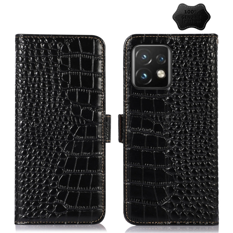 Crocodile Top Layer Cowhide Leather Phone Case, For Motorola Moto X40 Pro, For Xiaomi 13 Pro, For Xiaomi 13