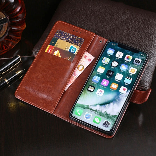 iPhone case open displaying interior card slots and wallet functionality