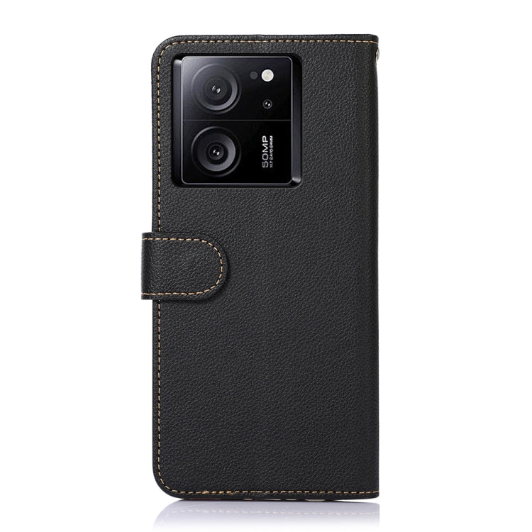 KHAZNEH Litchi Texture Leather RFID Phone Case