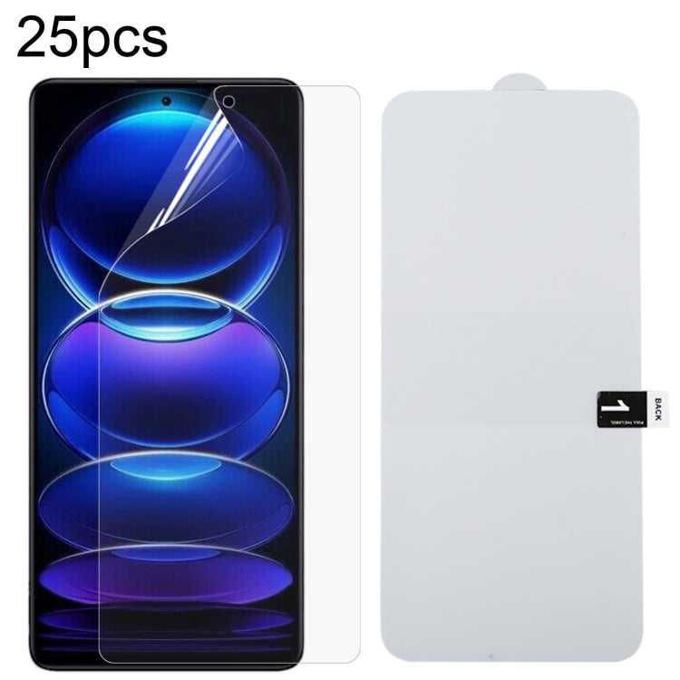 25pcs Full Screen Protector Explosion-proof Hydrogel Film