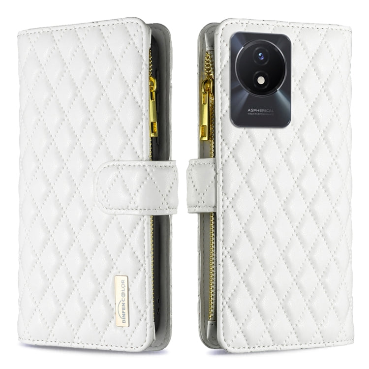 Diamond Lattice Zipper Wallet Leather Flip Phone Case, For vivo Y02 4G, For Xiaomi Redmi 12C, For Xiaomi Redmi K60 / K60 Pro, For Xiaomi Redmi Note 12 Pro+ Global