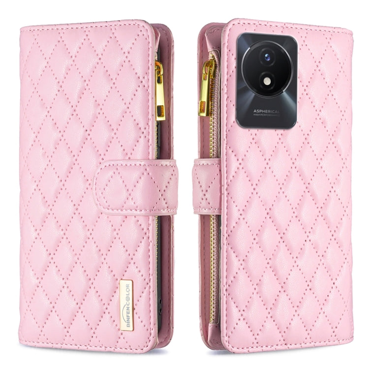 Diamond Lattice Zipper Wallet Leather Flip Phone Case, For vivo Y02 4G, For Xiaomi Redmi 12C, For Xiaomi Redmi K60 / K60 Pro, For Xiaomi Redmi Note 12 Pro+ Global