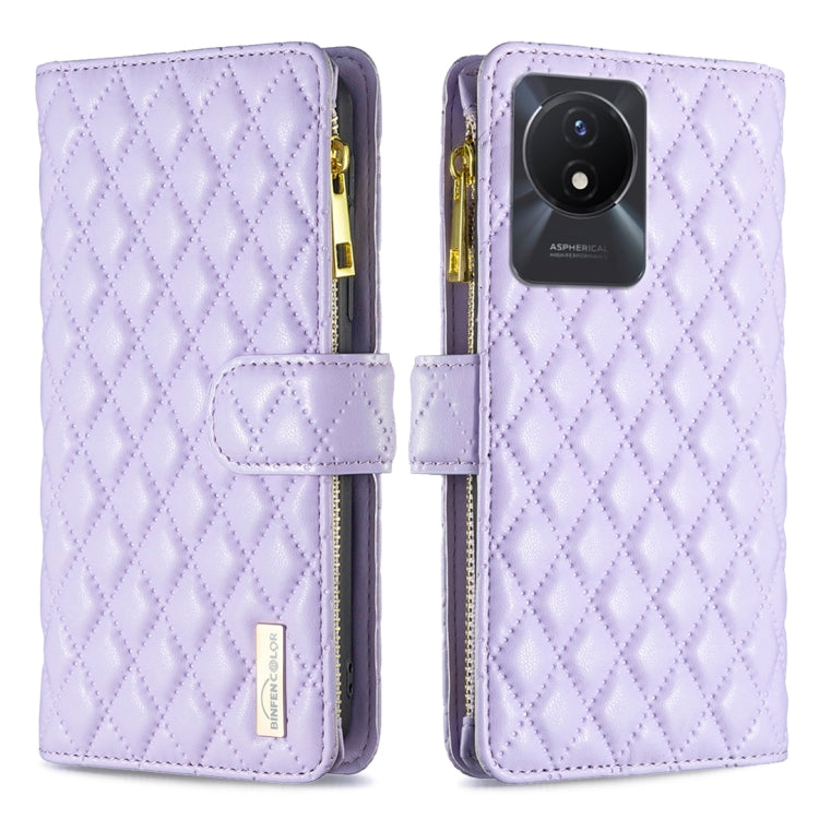 Diamond Lattice Zipper Wallet Leather Flip Phone Case, For vivo Y02 4G, For Xiaomi Redmi 12C, For Xiaomi Redmi K60 / K60 Pro, For Xiaomi Redmi Note 12 Pro+ Global