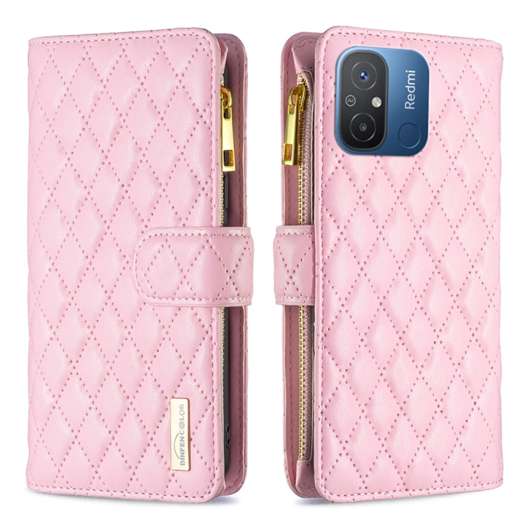 Diamond Lattice Zipper Wallet Leather Flip Phone Case, For vivo Y02 4G, For Xiaomi Redmi 12C, For Xiaomi Redmi K60 / K60 Pro, For Xiaomi Redmi Note 12 Pro+ Global