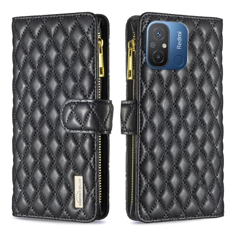 Diamond Lattice Zipper Wallet Leather Flip Phone Case, For vivo Y02 4G, For Xiaomi Redmi 12C, For Xiaomi Redmi K60 / K60 Pro, For Xiaomi Redmi Note 12 Pro+ Global