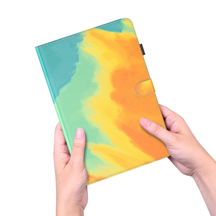 Étui à rabat en cuir à motif aquarelle pour tablette, pour Huawei MatePad Pro 11 (2022), Huawei MatePad SE, Nokia T21, iPad 10e génération 10.9 (2022)