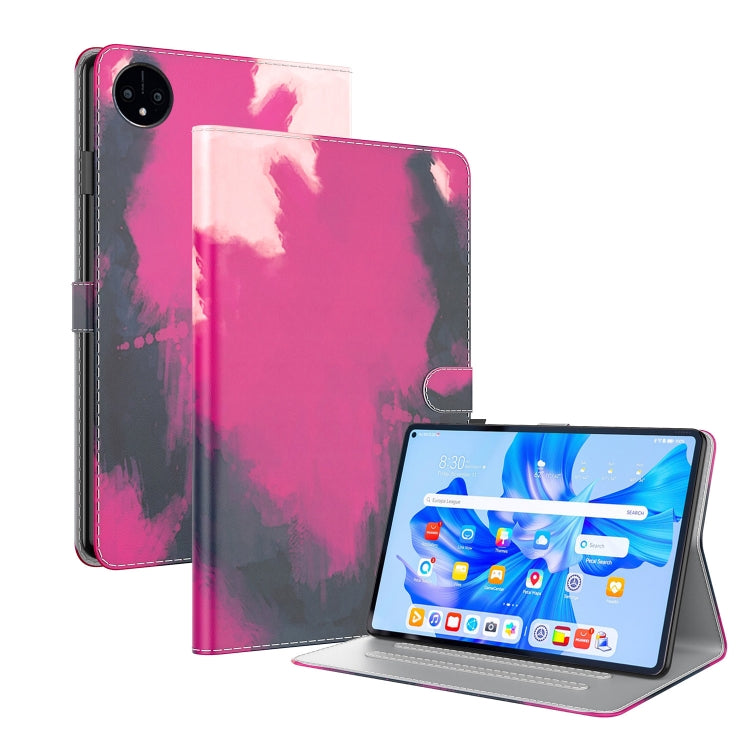 Étui à rabat en cuir à motif aquarelle pour tablette, pour Huawei MatePad Pro 11 (2022), Huawei MatePad SE, Nokia T21, iPad 10e génération 10.9 (2022)