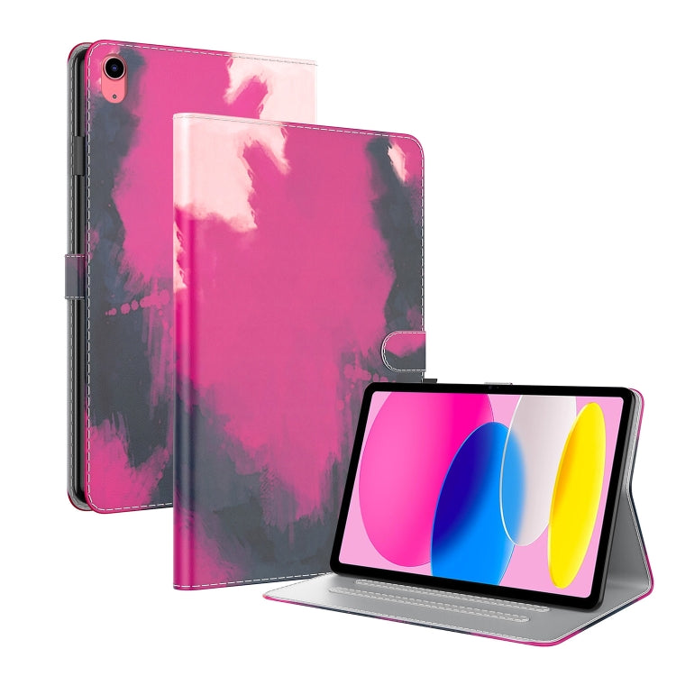 Étui à rabat en cuir à motif aquarelle pour tablette, pour Huawei MatePad Pro 11 (2022), Huawei MatePad SE, Nokia T21, iPad 10e génération 10.9 (2022)